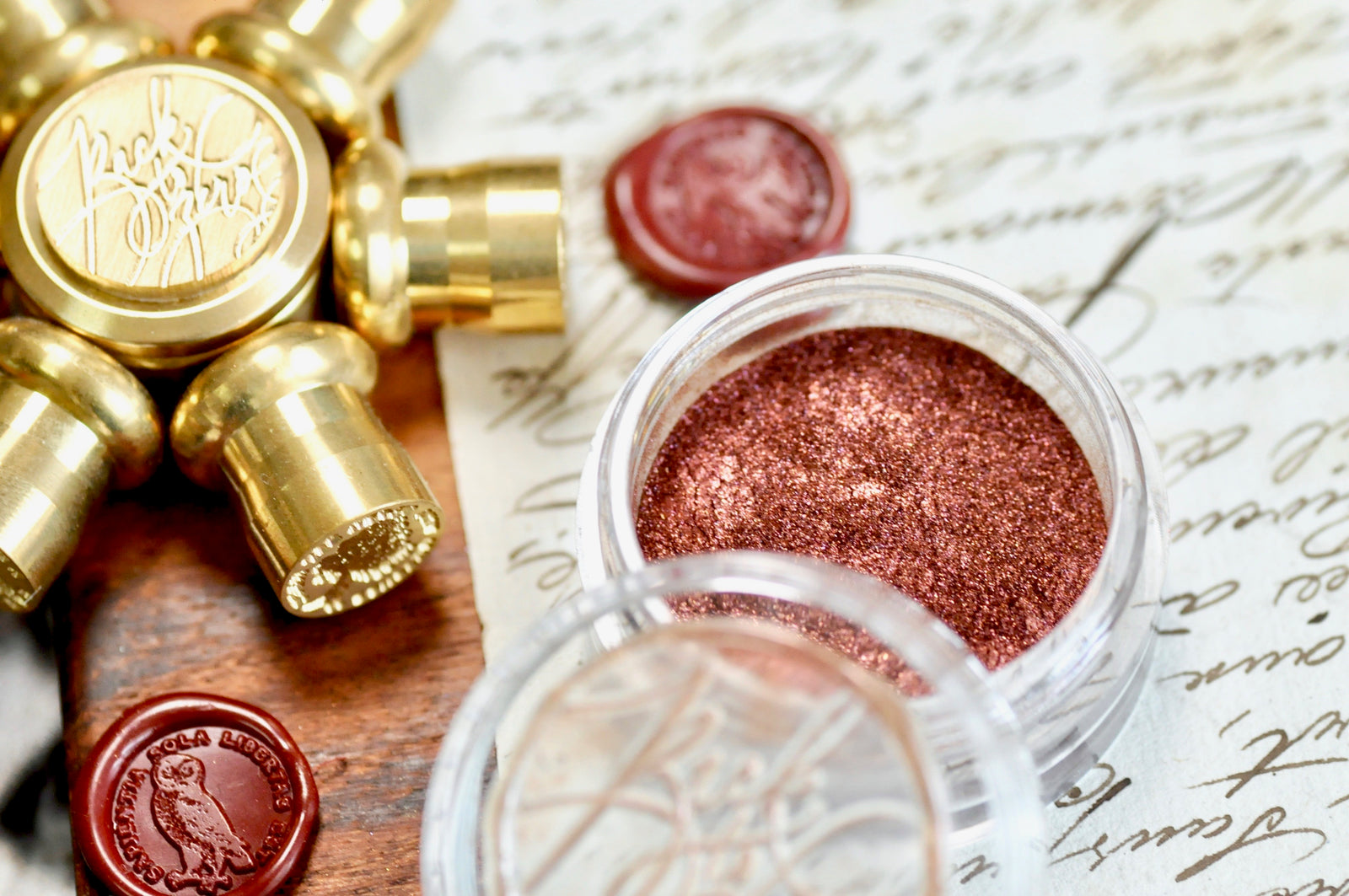 Metallic Highlight Powder for Wax Seal | Rust