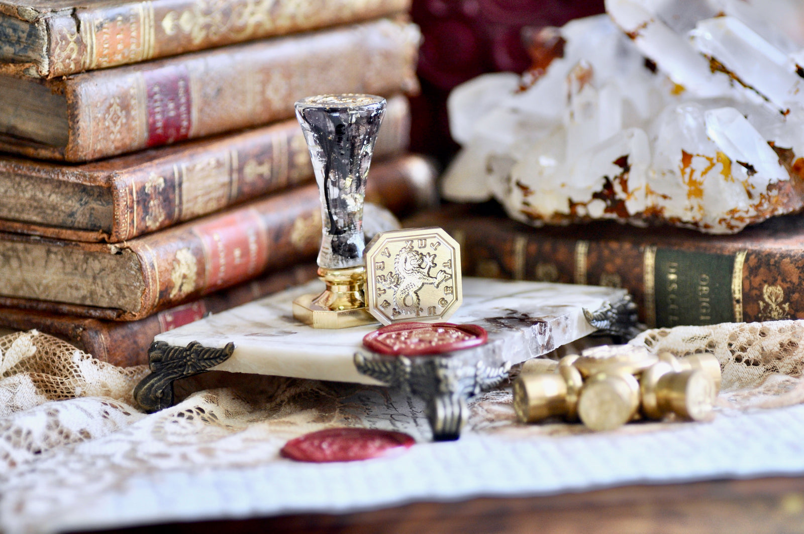 Sea Lion Latin Motto Wax Seal Stamp | Potential | O