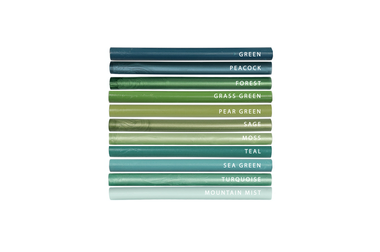 Standard Glue Gun Sealing Wax | Shades of Green - Backtozero B20 - brass, Glue Gun, green, mint, sale, Sealing Wax, Wax Stick