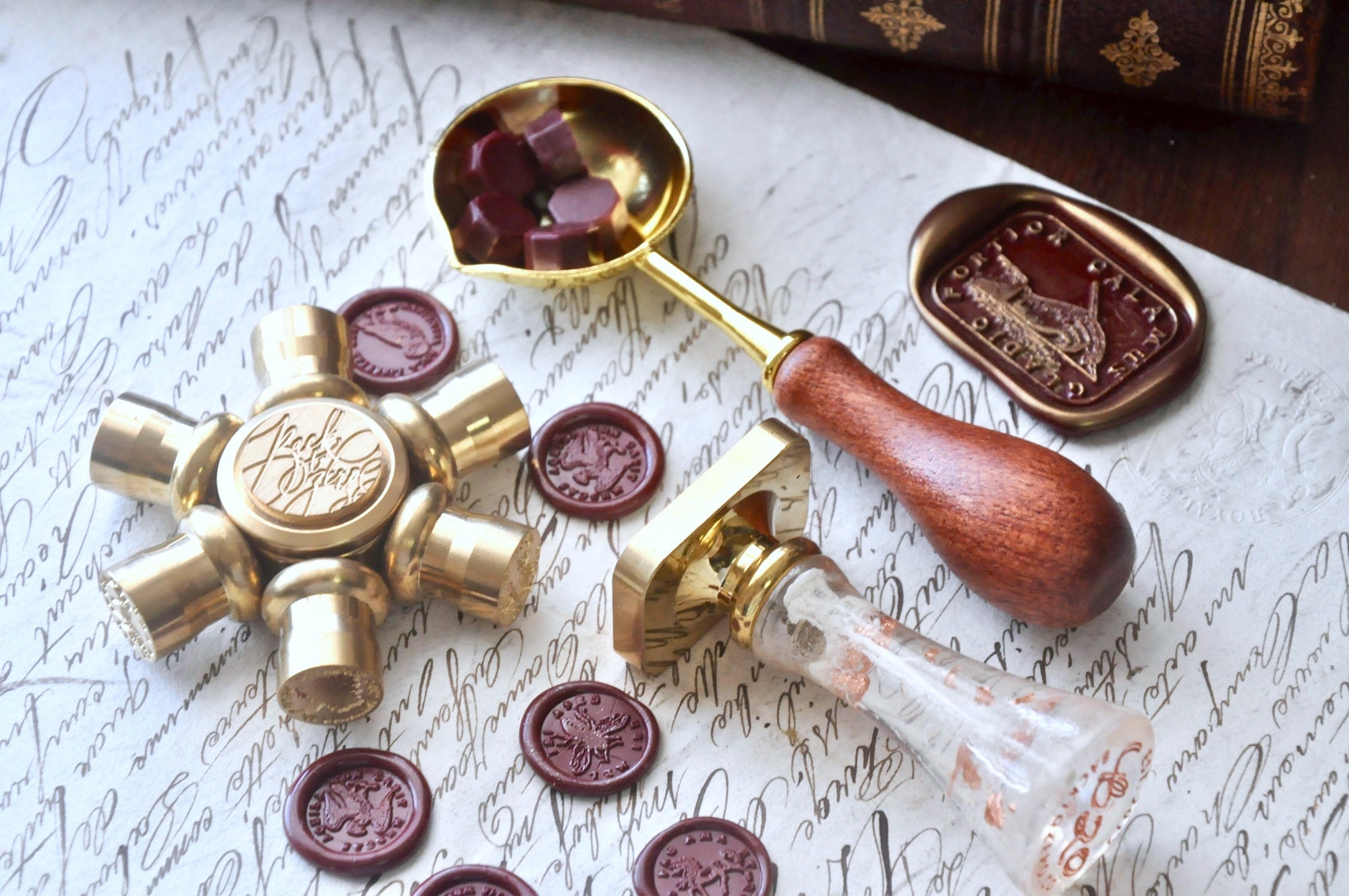 Sealing Wax Spoon | Gold