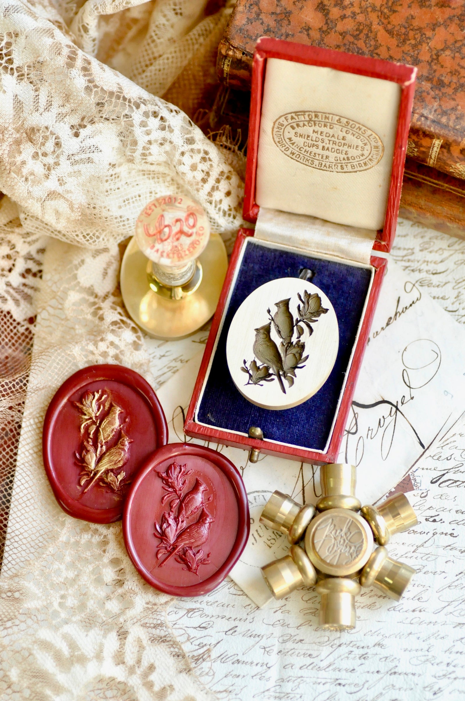 Collector's Edition Wax Seal Stamp | The Everlasting Love | Magnolia & Birds Seal (Pre-Order / Ship in March)