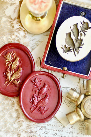 Collector's Edition Wax Seal Stamp | The Everlasting Love | Magnolia & Birds Seal (Pre-Order / Ship in March)