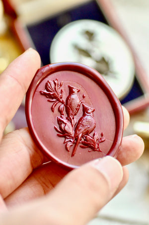 Collector's Edition Wax Seal Stamp | The Everlasting Love | Magnolia & Birds Seal (Pre-Order / Ship in March)