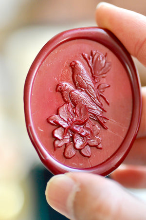 Collector's Edition Wax Seal Stamp | The Everlasting Love | Magnolia & Birds Seal (Pre-Order / Ship in March)