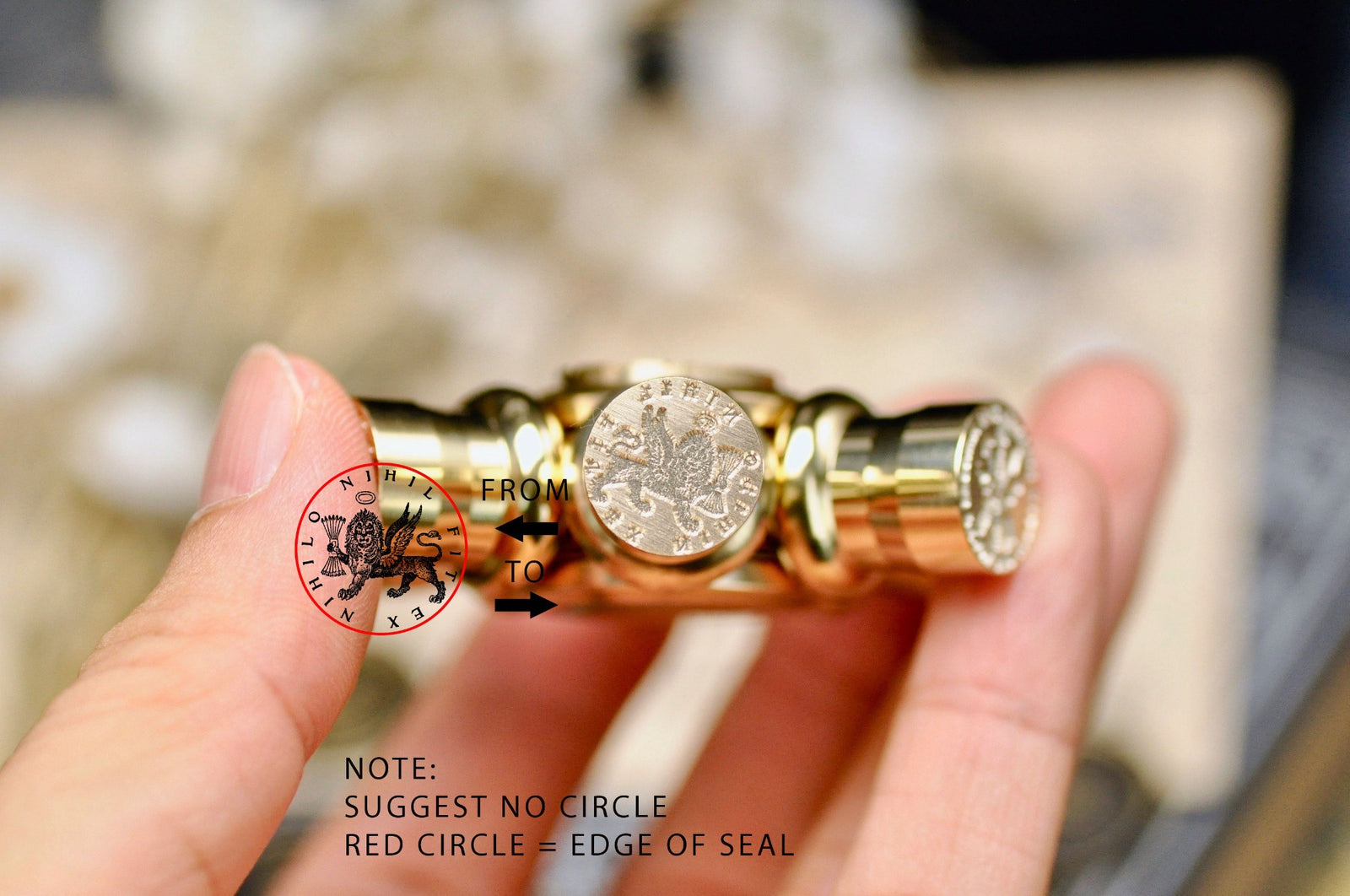 Design Your Own Wheel Wax Seal - Backtozero B20 - antique, antique inspired, bespoke, brass, Custom, customwheel, Design Your Own, newarrivals, Retro, wheel, wheel wax seal