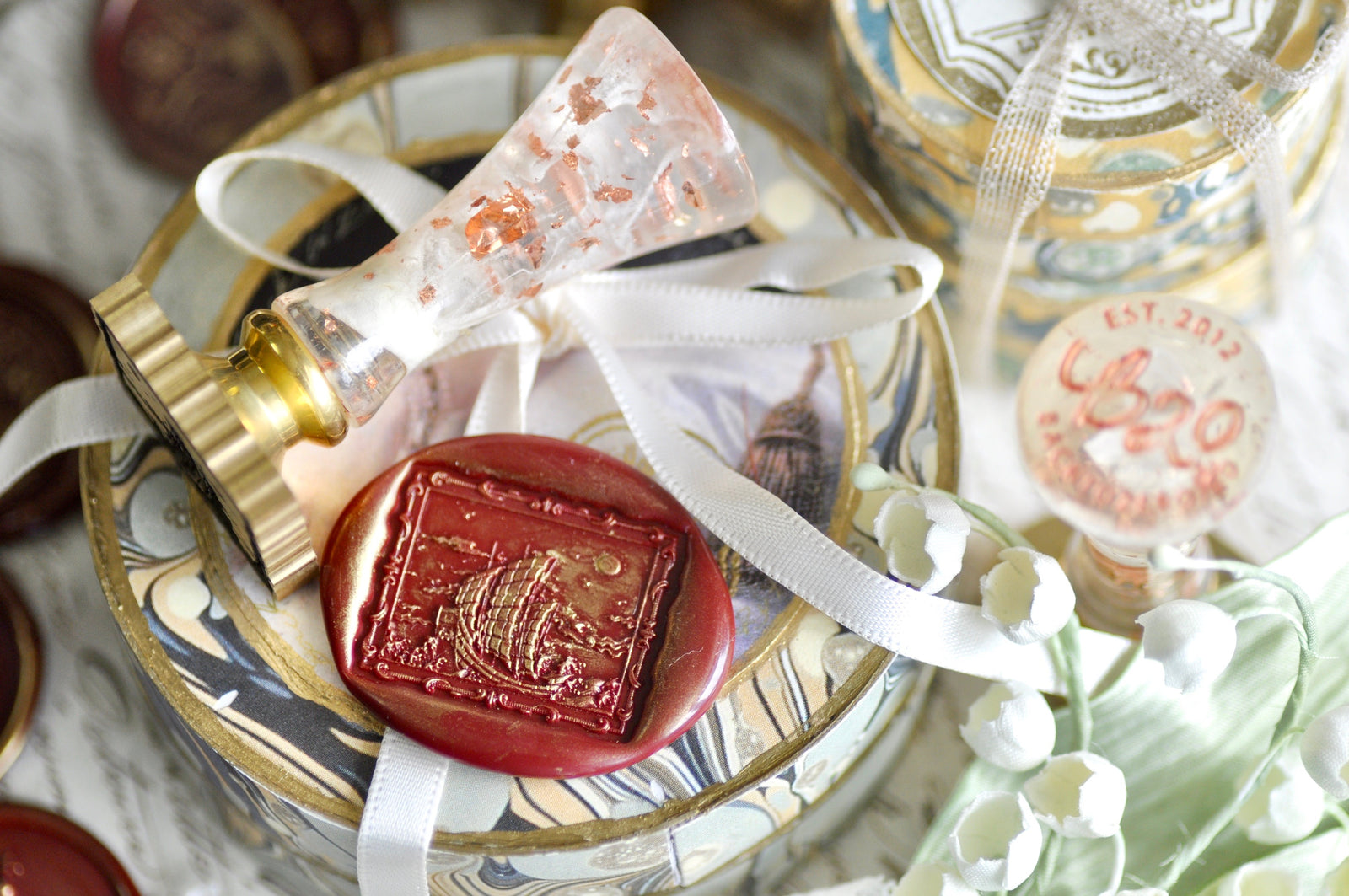 Sailing 3D Emboss Wax Seal Stamp