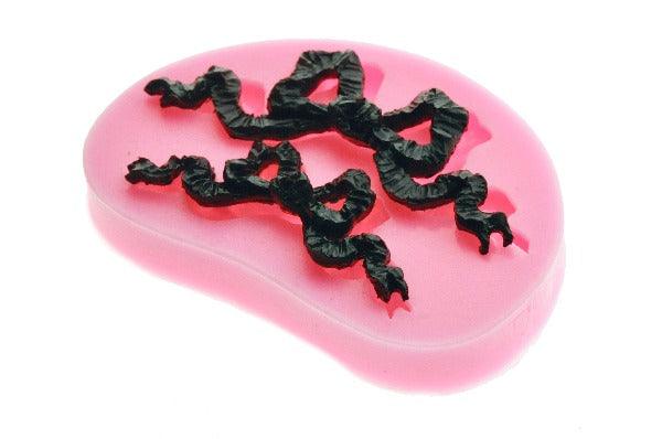 Bow Ribbon Silicon Mold - Backtozero B20 - bow, mold, motif, newarrivals, ribbon, silicon, silicon mold