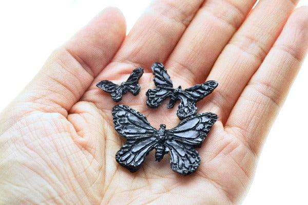 Butterflies Trio A Silicon Mold - Backtozero B20 - Butterfly, mold, motif, newarrivals, silicon, silicon mold