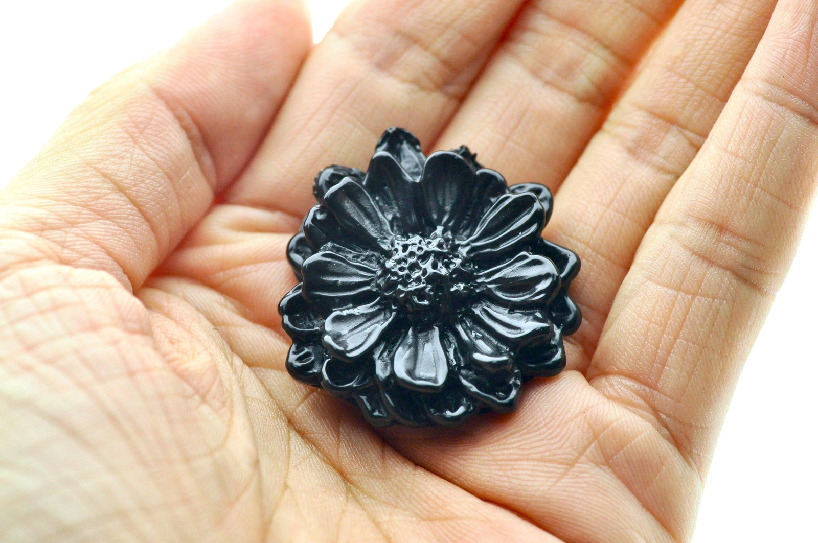 Chrysanthemum Silicon Mold - Backtozero B20 - chrysanthemum, flower, motif, mum, newarrivals, ribbon, silicon, silicon mold