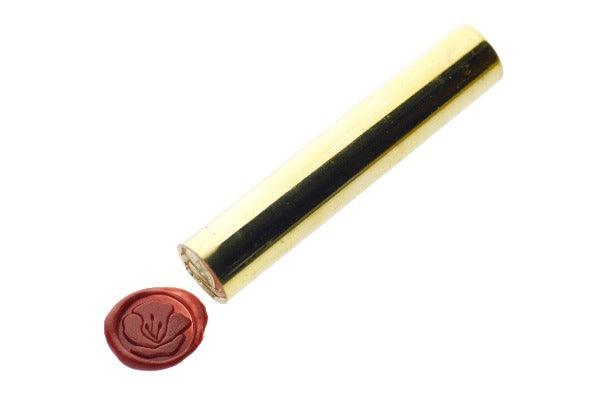 Poppy Wax Seal Stamp Designed by Petra - Backtozero B20 - 1.2cm, collaboration, floral, Flower, mini, Nature, Palm Red, petra, poppy, tiny