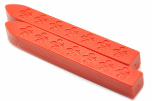 Orange Non-Wick Fleur Sealing Wax Stick - Backtozero B20 - fleur non wick, Non-Wick Sitck, Non-Wick Wax, Orange, sale, Sealing Wax, Wax Stick