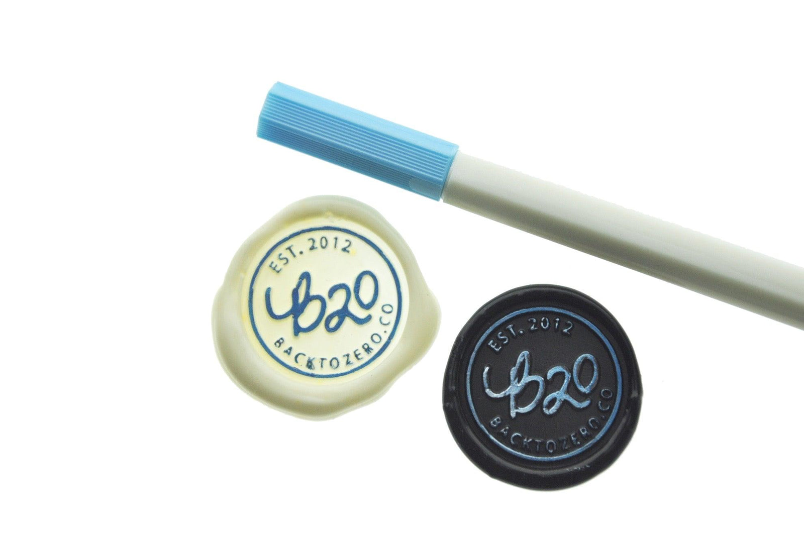 Metallic Blue Highlight Pen - Backtozero B20 - Blue, highlight, Metallic, Metallic Blue, misc