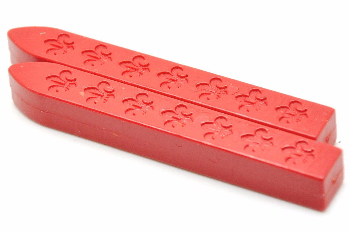 Palm Red Non-Wick Filigree Sealing Wax Sticks for Wax Seal Stamp
