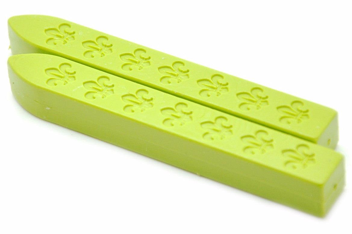 Pear Green Non-Wick Fleur Sealing Wax Stick - Backtozero B20 - fleur non wick, Non-Wick Sitck, Non-Wick Wax, Pastel Green, sale, Sealing Wax, Wax Stick