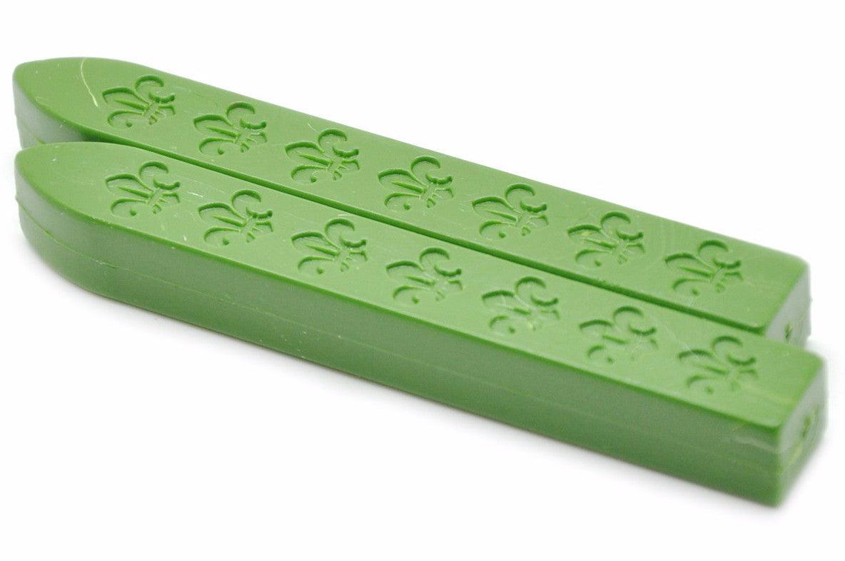 Grass Green Non-Wick Fleur Sealing Wax Stick - Backtozero B20 - fleur non wick, Grass Green, Non-Wick Sitck, Non-Wick Wax, sale, Sealing Wax, Wax Stick