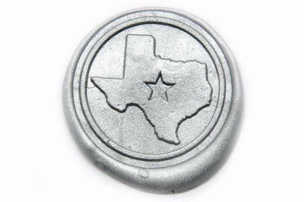 Star your State Wax Seal Stamp - Backtozero B20 - Personalized, Signature, signaturehandle, State, texas