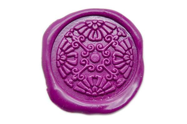Japanese Ball Deco Wax Seal Stamp - Backtozero B20 - ball, Decorative, Fuchsia, Japanese, Nature, Signature, signaturehandle