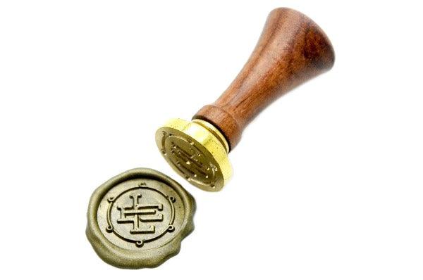 Interlocking Stack Stamp Personalized Interlock Monogram Wire Wax Seal Stamp | Backtozero B20