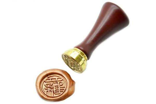 Zhuanshu Chinese Wax Seal Stamp | Available in 4 Sizes - Backtozero B20 - chinese, Copper Gold, mini, Nautical, Signature, signaturehandle, tiny, zhuanshu