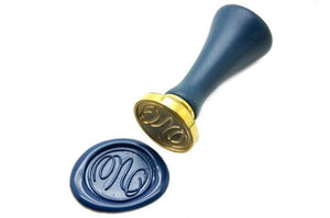 Suzanne Cunningham Calligraphy N Wax Seal Stamp | Available in 4 Sizes - Backtozero B20 - 1 initial, 1.2cm, 1initial, Calligraphy, collaboration, mini, Monogram, One initial, Personalized, signature, signaturehandle, Suzanne Cunningham, tiny