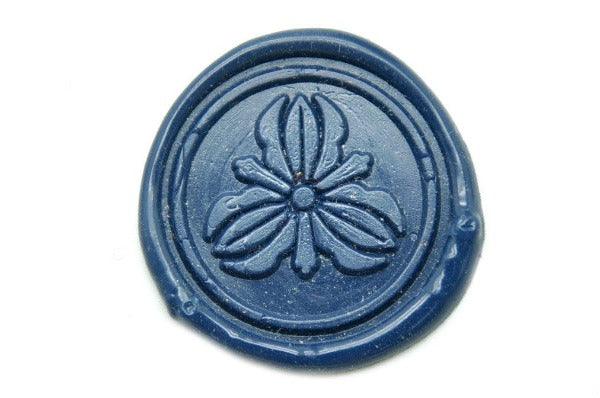 Japanese Kamon Fuji Deco Wax Seal Stamp - Backtozero B20 - Blue, Deco, Decorative, him, Japanese, japanese family crest, Kamon, Signature, signaturehandle
