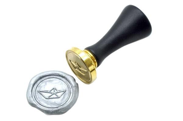 Origami Boat Wax Seal Stamp - Backtozero B20 - her, him, Origami, Signature, signaturehandle, Silver