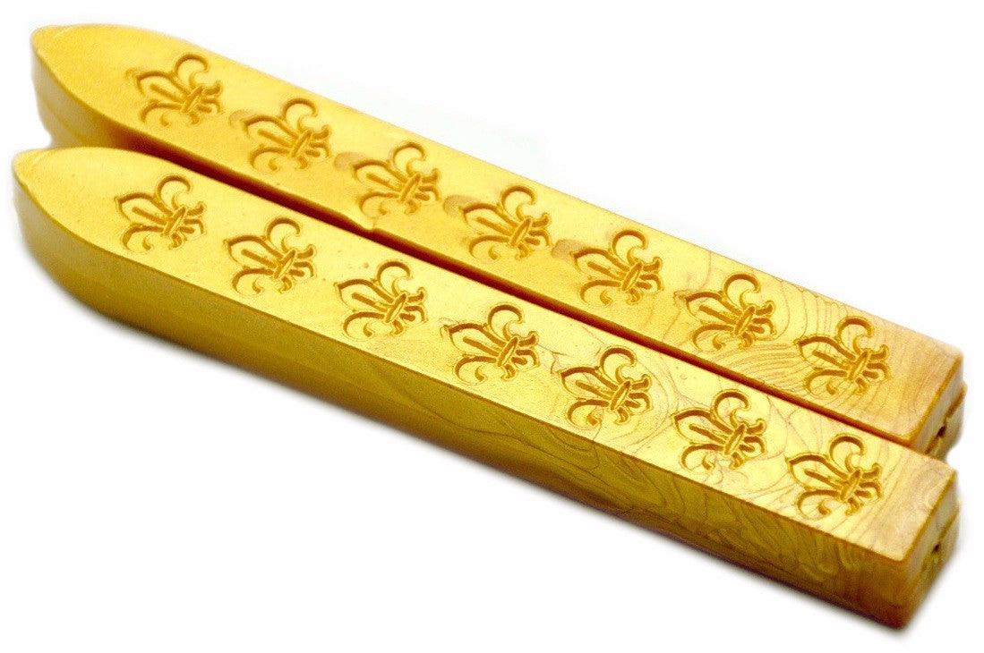 Gold Non-Wick Fleur Sealing Wax Stick - Backtozero B20 - fleur non wick, Gold, Non-Wick Sitck, Non-Wick Wax, sale, Sealing Wax, Wax Stick