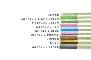 Metallic Green Highlight Pen - Backtozero B20 - Green, highlight, Metallic, Metallic Green, misc
