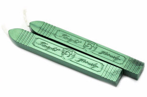 Metallic Green Wick Sealing Wax Stick - Backtozero B20 - Green, Metallic, sale, Sealing Wax, Wick Stick, Wick Wax, WWax