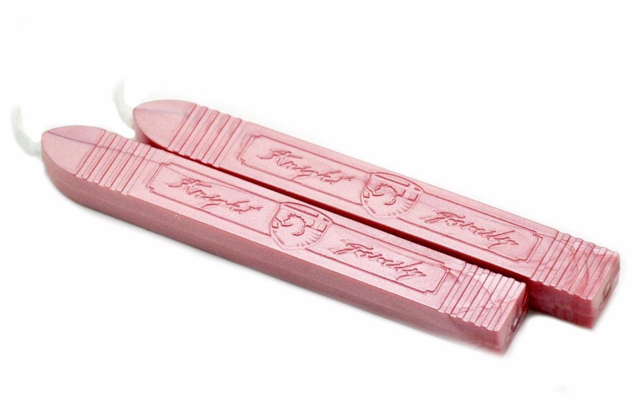 Metallic Pink Wick Sealing Wax Stick - Backtozero B20 - Metallic, pastel, Pink, sale, Sealing Wax, Wick Stick, Wick Wax, WWax