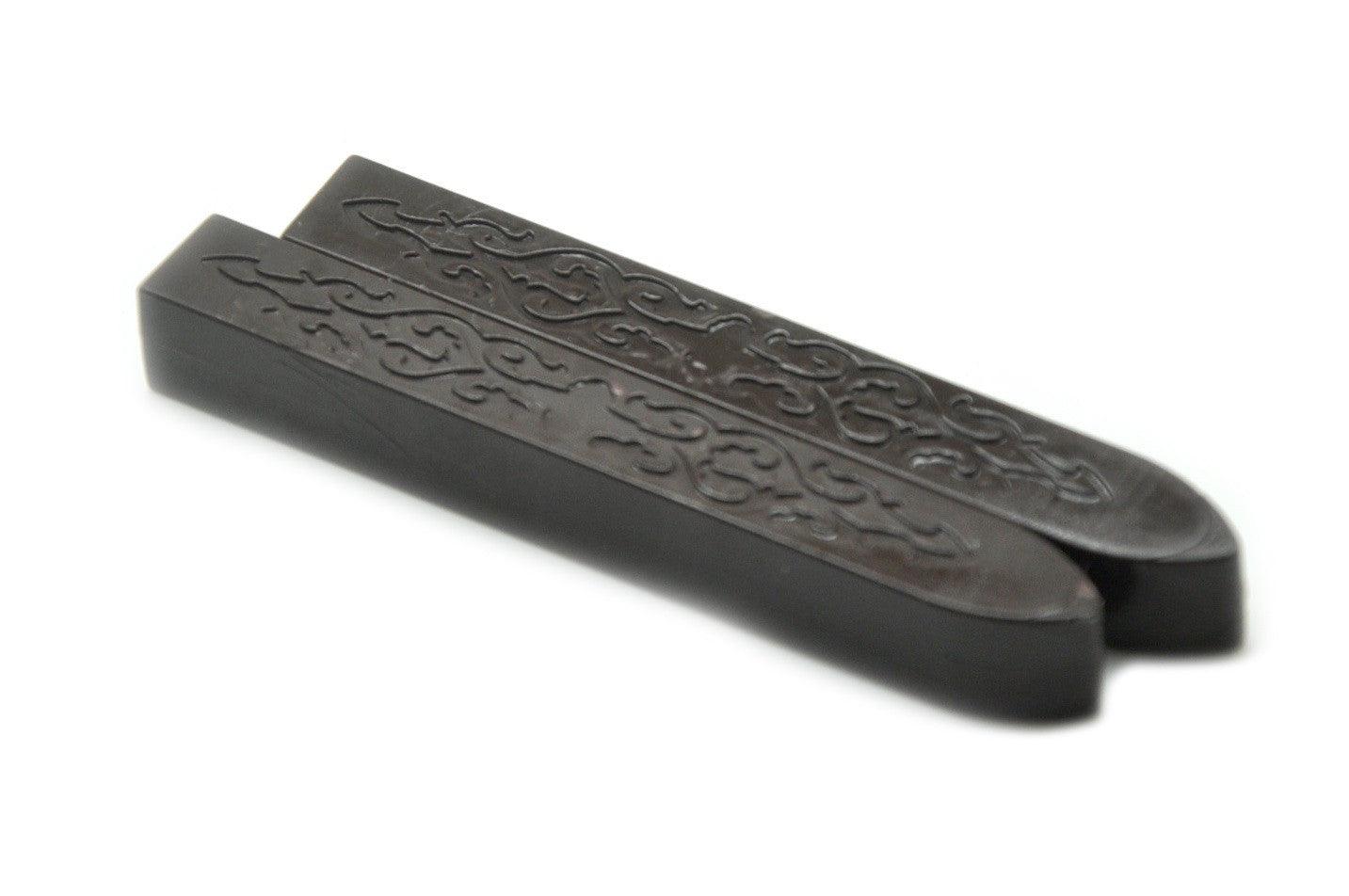 Brown Non-Wick Filigree Sealing Wax Stick - Backtozero B20 - Brown, filigree non wick, Non-Wick Sitck, Non-Wick Wax, sale, Sealing Wax, Wax Stick