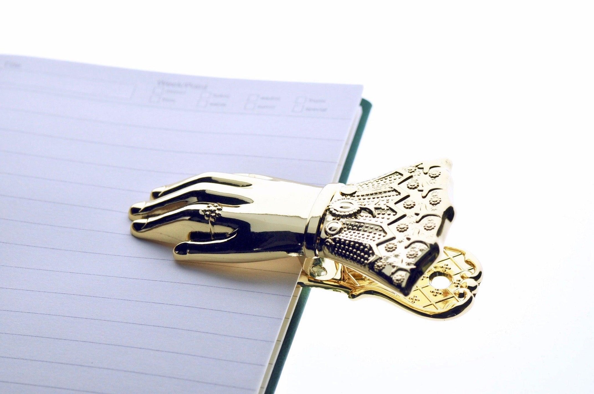 Hand Journal Binder Clip