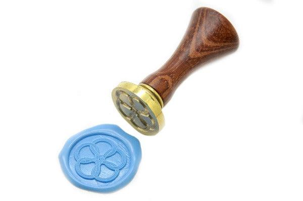 Mizuhiki Japanese Knot Wax Seal Stamp - Backtozero B20 - blue, Deco, Decorative, Japanese, knot, mizuhiki, pastel, Pastel Blue, Signature, signaturehandle