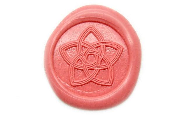 Mizuhiki Japanese Knot Wax Seal Stamp - Backtozero B20 - Deco, Decorative, Japanese, knot, mizuhiki, Pink, Signature, signaturehandle