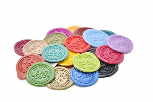 Design Your Own Wax Seal Sticker | Available in 35 Colors - Backtozero B20 - bespoke, Custom, Design Your Own, sealsticker, sticker, stickercolor