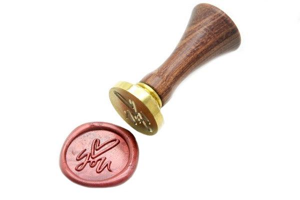 Heart You Wax Seal Stamp - Backtozero B20 - Heart, Love, love you, Message, Metallic, Metallic Red, Signature, signaturehandle