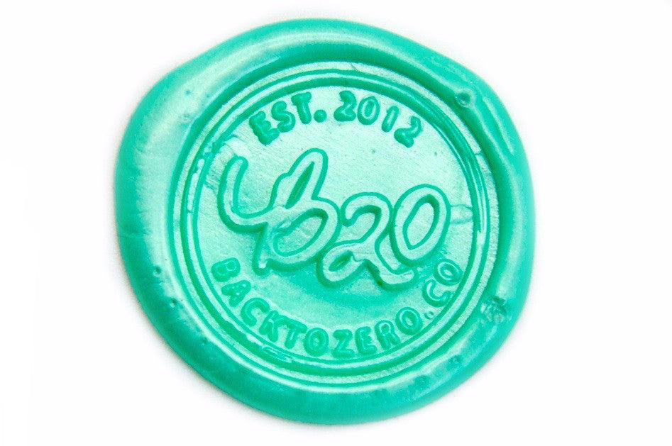 Metallic Light Green Wick Sealing Wax Stick - Backtozero B20 - Green, Metallic, sale, Sealing Wax, Wick Stick, Wick Wax, WWax