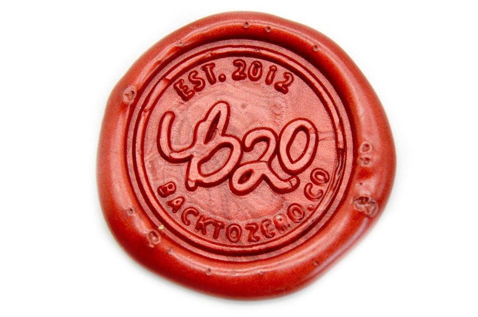 Metallic Red Wick Sealing Wax Stick - Backtozero B20 - Metallic, Red, sale, Sealing Wax, Wick Stick, Wick Wax, WWax