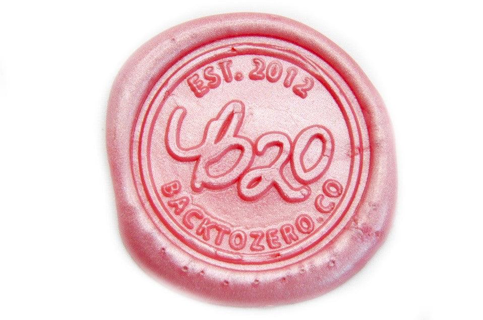 Metallic Pink Wick Sealing Wax Stick - Backtozero B20 - Metallic, pastel, Pink, sale, Sealing Wax, Wick Stick, Wick Wax, WWax