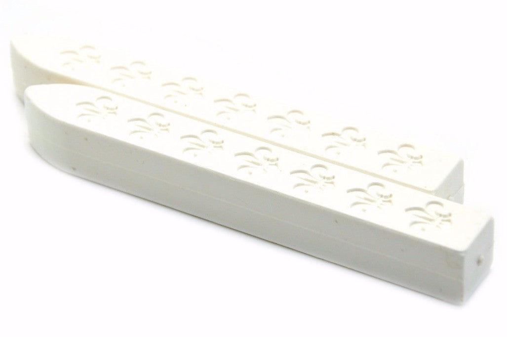 White Non-Wick Fleur Sealing Wax Stick - Backtozero B20 - fleur non wick, Non-Wick Sitck, Non-Wick Wax, sale, Sealing Wax, Wax Stick, White