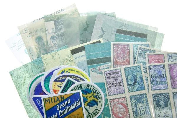 Retro Inspired Material Pack E | Teal - Backtozero B20 - blue, collage, collage material, Green, green blue, journalling, material package, paper, scrapbooking, sticker, teal, teal blue, teal green