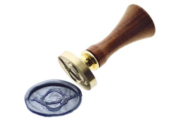 Blue Whale Portrait Wax Seal Stamp - Backtozero B20 - Animal, Animal Lover, marine, marine animal, Metallic Gray Blue, ocean, oval, Portrait, sea, Signature, signaturehandle, whale