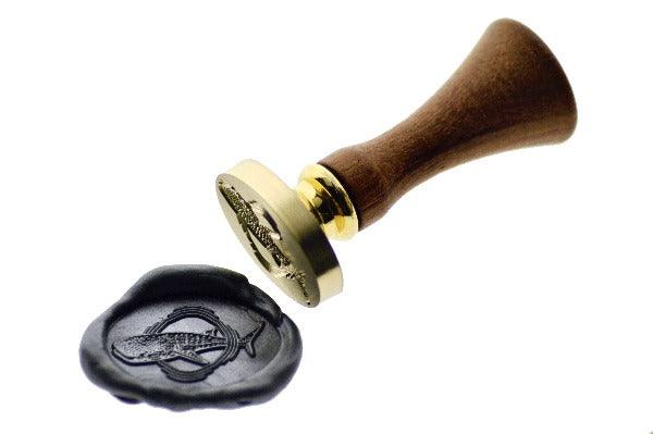 Whale Shark Portrait Wax Seal Stamp - Backtozero B20 - Animal, Animal Lover, marine, marine animal, metallic pewter, ocean, oval, Portrait, sea, Signature, signaturehandle, whale