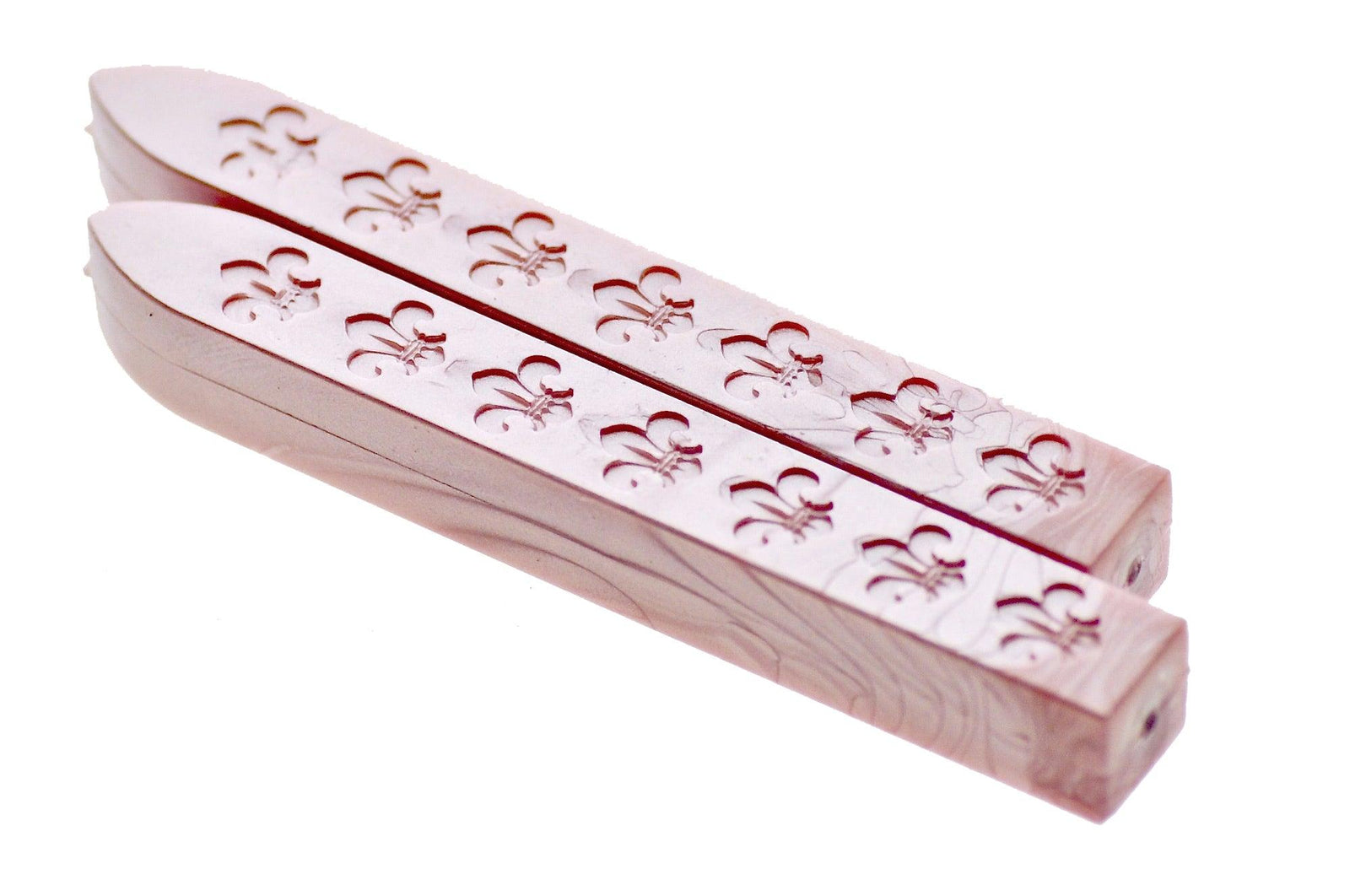 Blush Pink Non-Wick Fleur Sealing Wax Stick - Backtozero B20 - fleur non wick, metallic, Non-Wick Sitck, Non-Wick Wax, pink, sale, Sealing Wax, Wax Stick