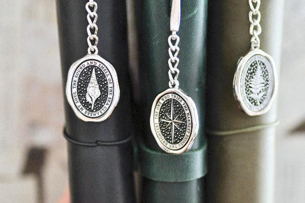 Message Wax Seal Enamel Bookmark | Seashell | Soul | L - Backtozero B20 - book, book lover, bookmark, cleanses, dangle, enamel, her, him, lapel, metal, Nautical, newarrivals, ocean, pendant, sea, seashell, shell, Silver, soft enamel, soul, starry