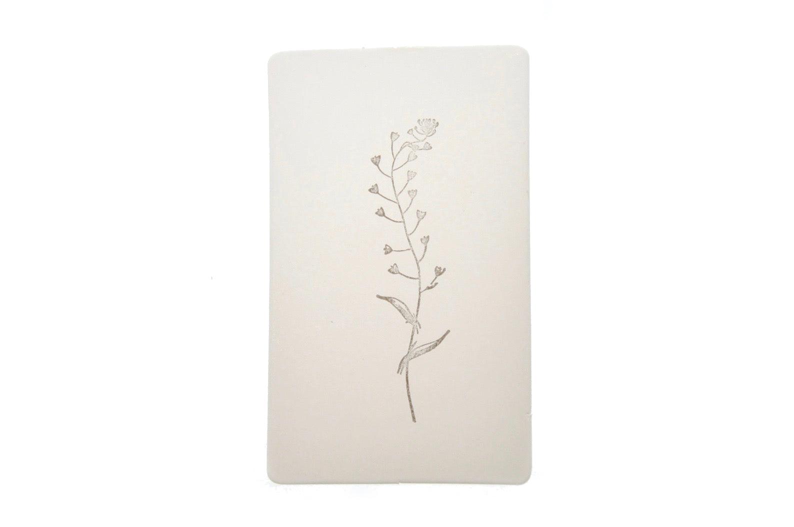 Botanical Rubber Stamp | G - Backtozero B20 - botanic, Botanical, floral, Flower, Nature, Plant, rubber stamp