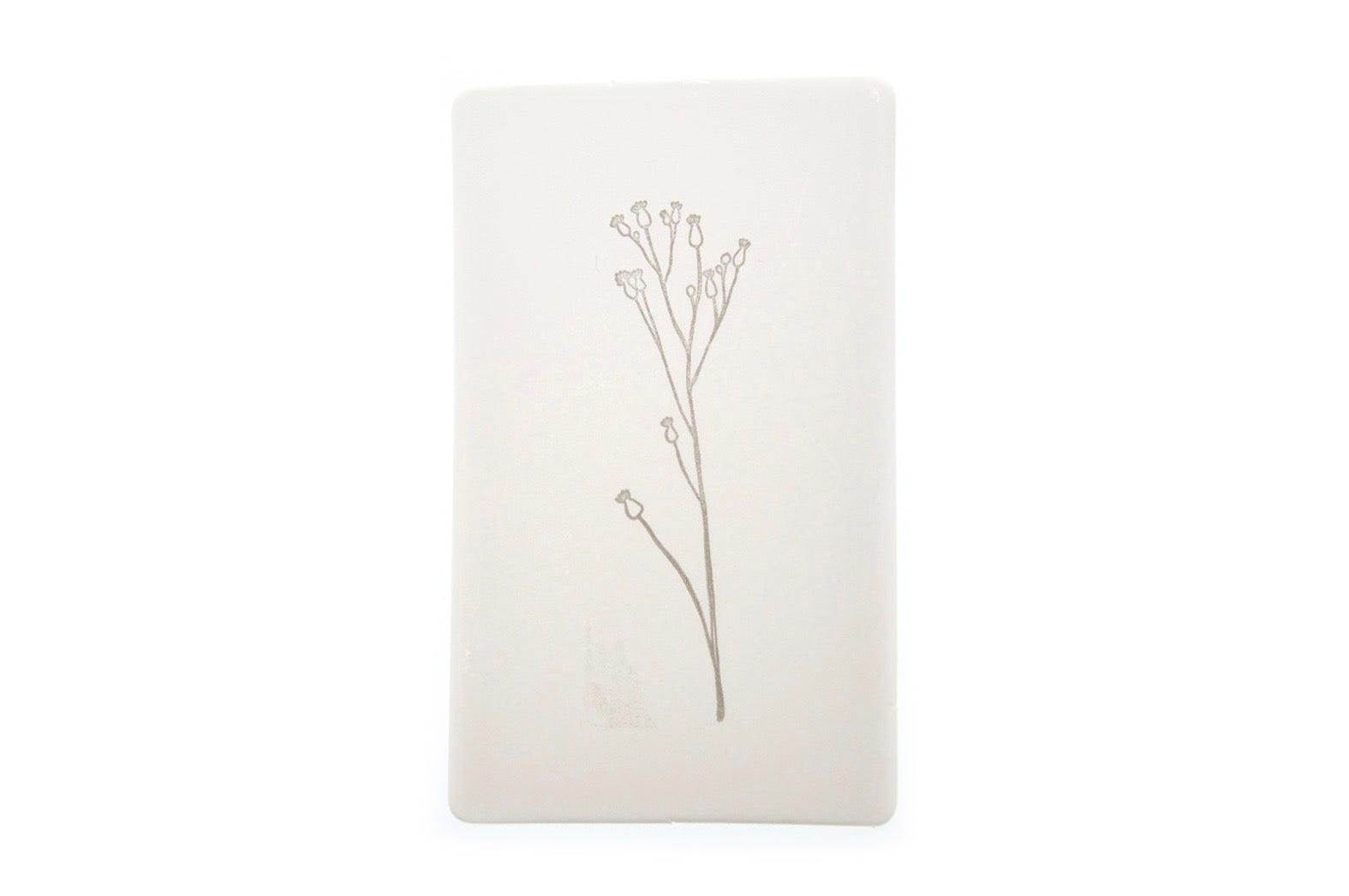 Botanical Rubber Stamp | D - Backtozero B20 - botanic, Botanical, floral, Flower, Nature, Plant, rubber stamp