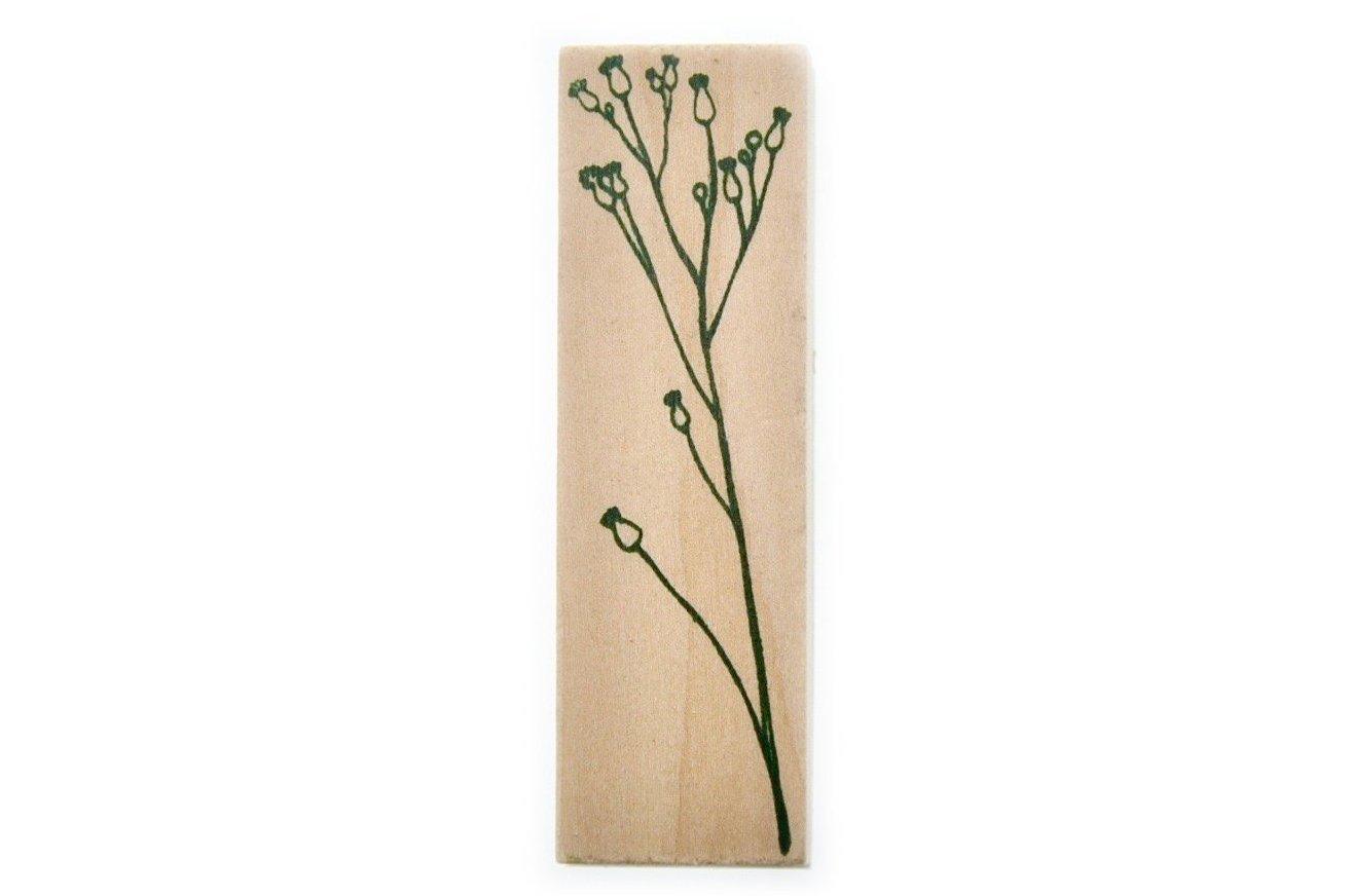 Botanical Rubber Stamp | D - Backtozero B20 - botanic, Botanical, floral, Flower, Nature, Plant, rubber stamp