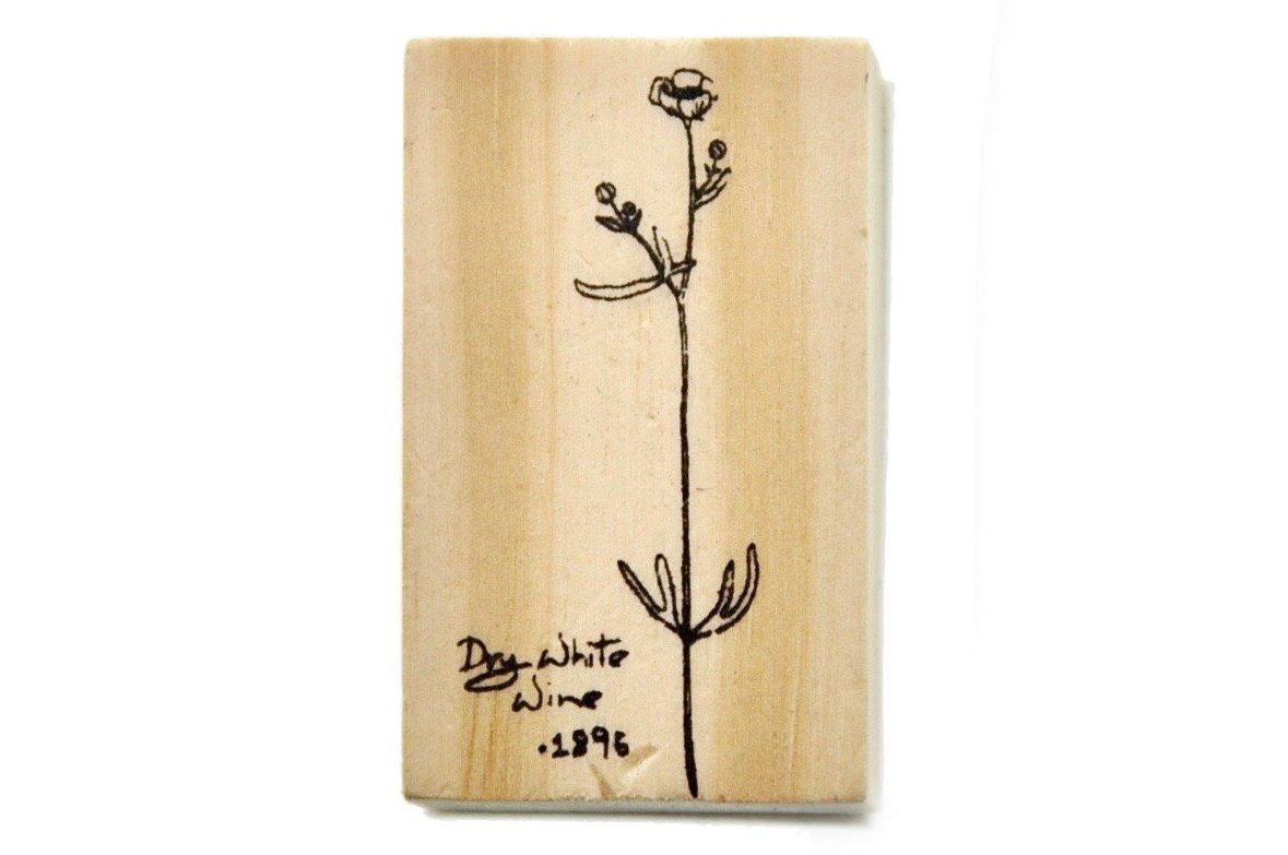 Botanical Words Rubber Stamp | A - Backtozero B20 - Botanical, floral, Flower, Geometric, Nature, rubber stamp