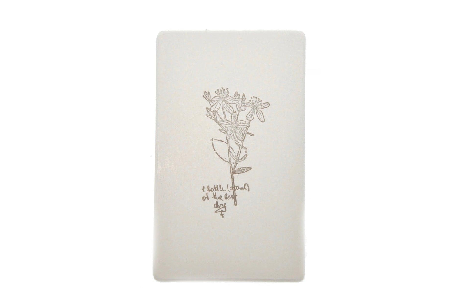 Botanical Words Rubber Stamp | D - Backtozero B20 - Botanical, floral, Flower, Geometric, Nature, rubber stamp